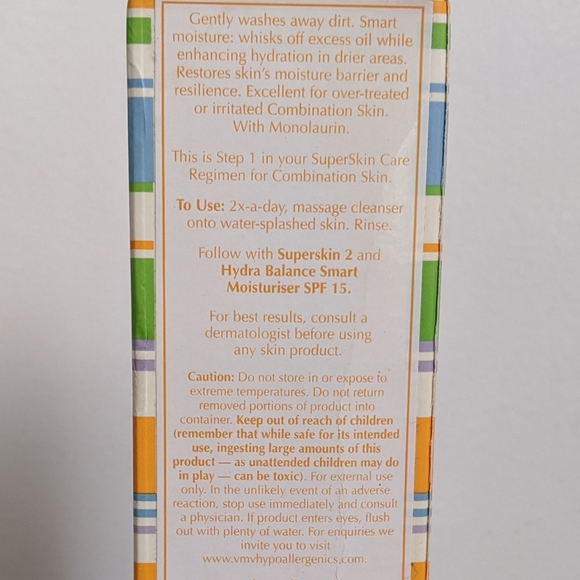 🆕 VMV Hyperallergenics Hydra Balance Gentle Cream Cleanser for Combination Skin - Picture 4 of 9